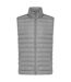 Mens meru recycled polyester body warmer silver grey Iqoniq-1