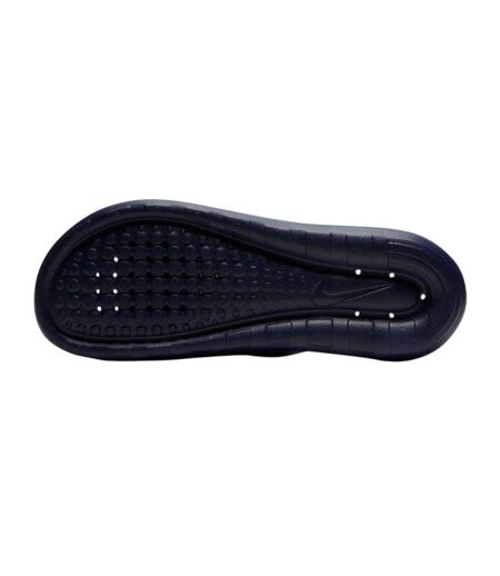 Mens Victori One Swoosh Sliders Navy White Nike