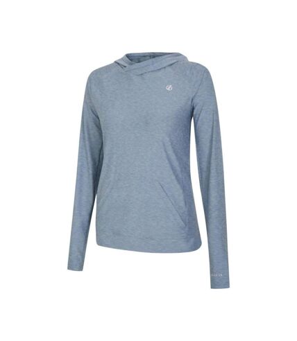 Sweat à capuche sprint city femme bleu délavé chiné Dare 2b