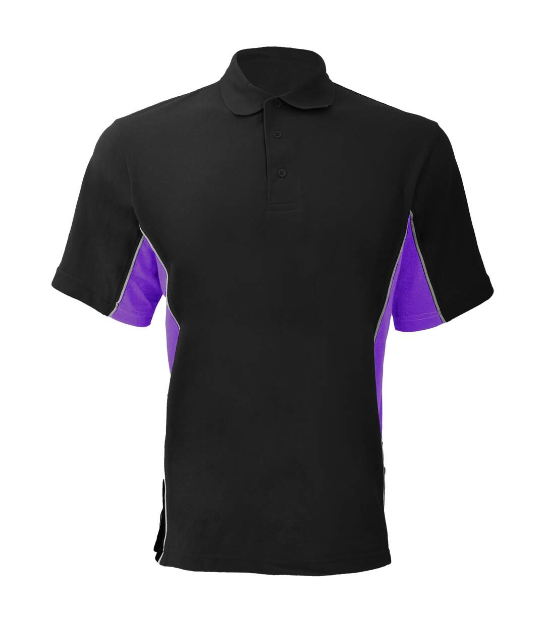 Polo à manches courtes homme noir/pourpre/blanc GAMEGEAR-1