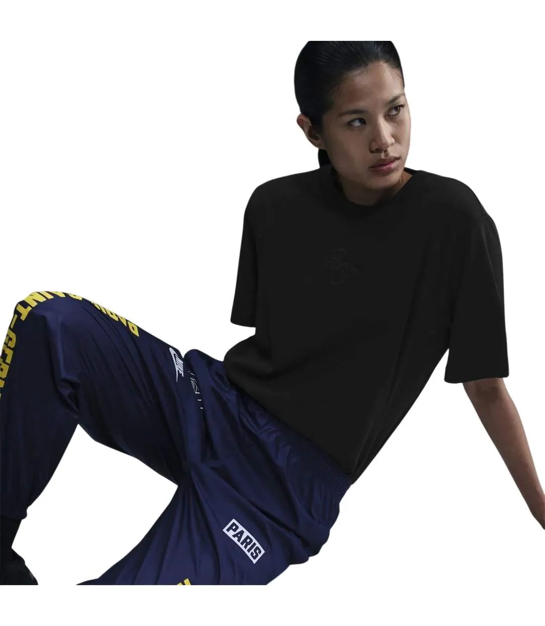 T-shirt Motif/style Logo Brodé Premium Femme Noir Nike-4