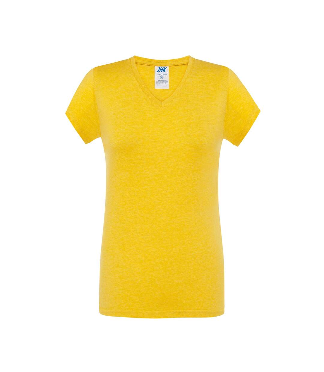 T-shirt Comfort Femme Moutarde Chiné JHK-1