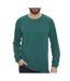 Pull vert foncé homme jack & jones knit crew-1