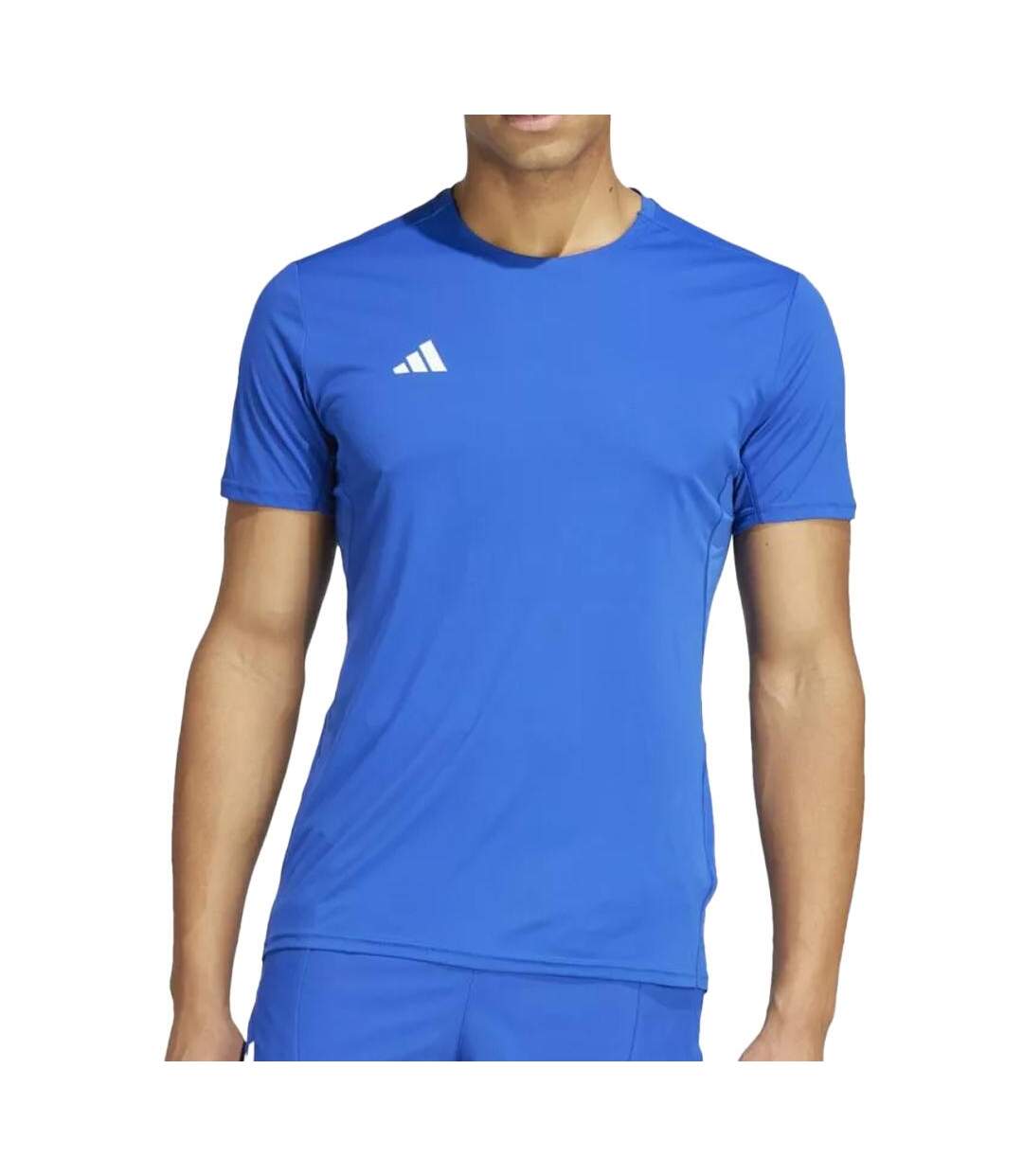 T-shirt Bleu Homme Adidas Adizero - XXL-1