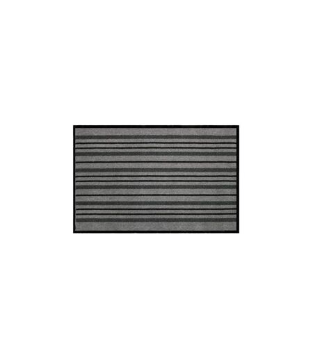 Tapis d'Entrée Anti-Poussière Piano 80x120cm Gris