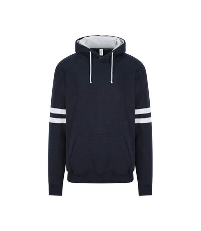 Awdis Mens Game Day Hoodie (New French Navy/Heather Grey)