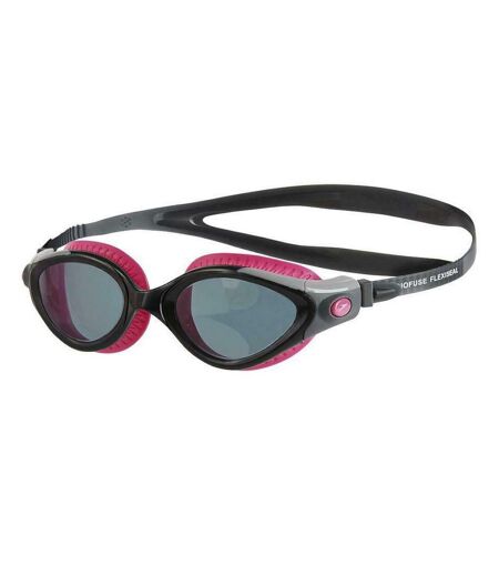 Speedo Womens/Ladies Futura Biofuse Flexiseal Swimming Goggles (Pink/Smoke)
