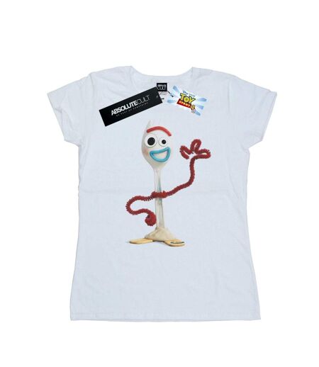 Disney Femme/Les femmes - Toy Story 4 - T-shirt en coton fourré (Blanc) - UTBI44321