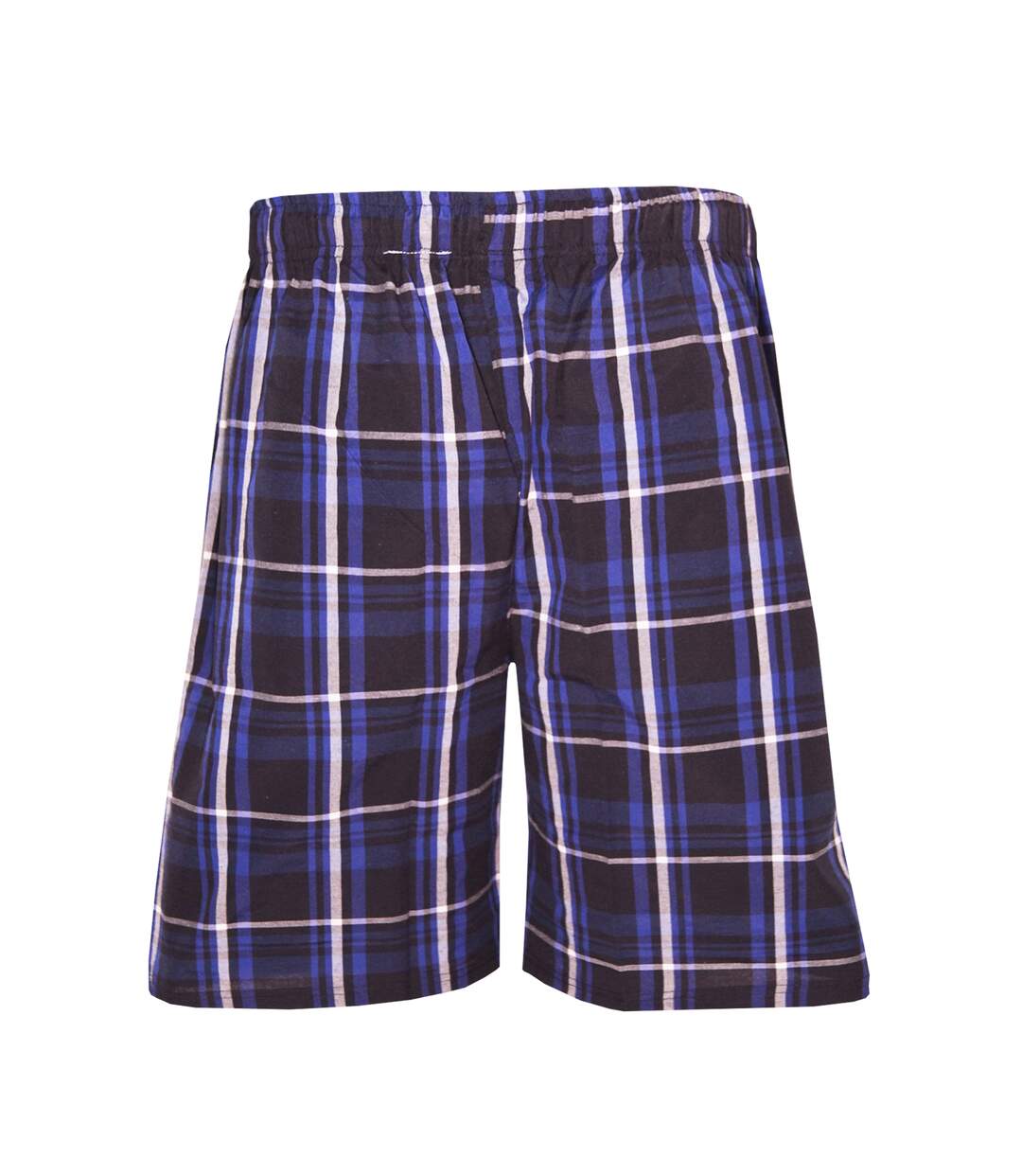 Mens woven checked lounge shorts chèque royal cargo bay-2