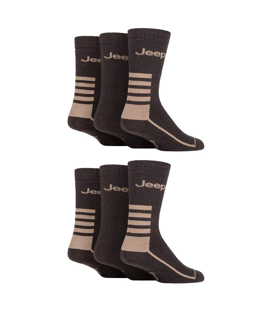 Men's Socks Jeep Brown
