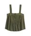 Womens/ladies Square Neck Camisole Deep Depths Levis-2