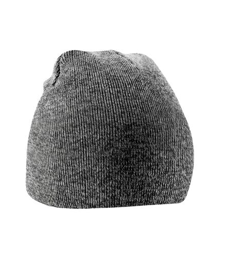Bonnet Unisexe Adulte Original Pull-on Beanie Gris Foncé Chiné Beechfield