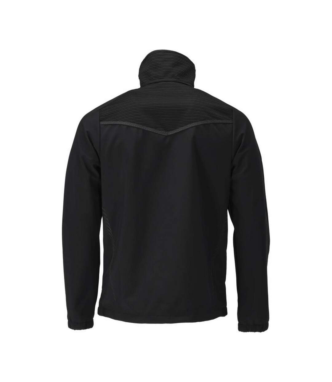 Mens Customised Soft Shell Jacket Black Mascot-2