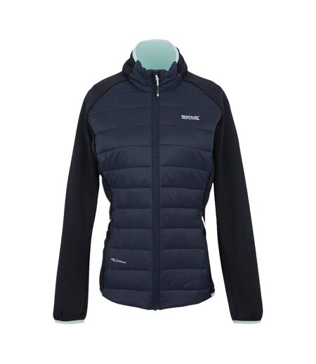 Womens/ladies clumber v hybrid jacket navy/icy morn Regatta