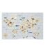 Puzzle Enfant 64 pièces Carte du Monde 42cm Multicolore-1