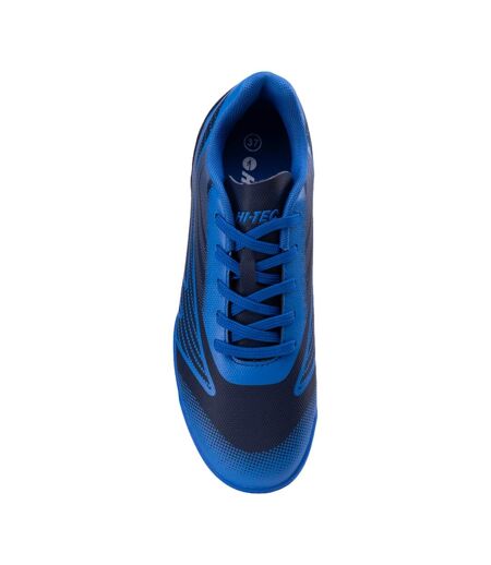 Chaussures De Foot Pour Terrain Ferme Hilan Enfant Bleu Bleu Marine Hi-Tec