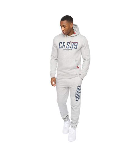 Sweat à capuche ellsworth homme gris chiné Crosshatch