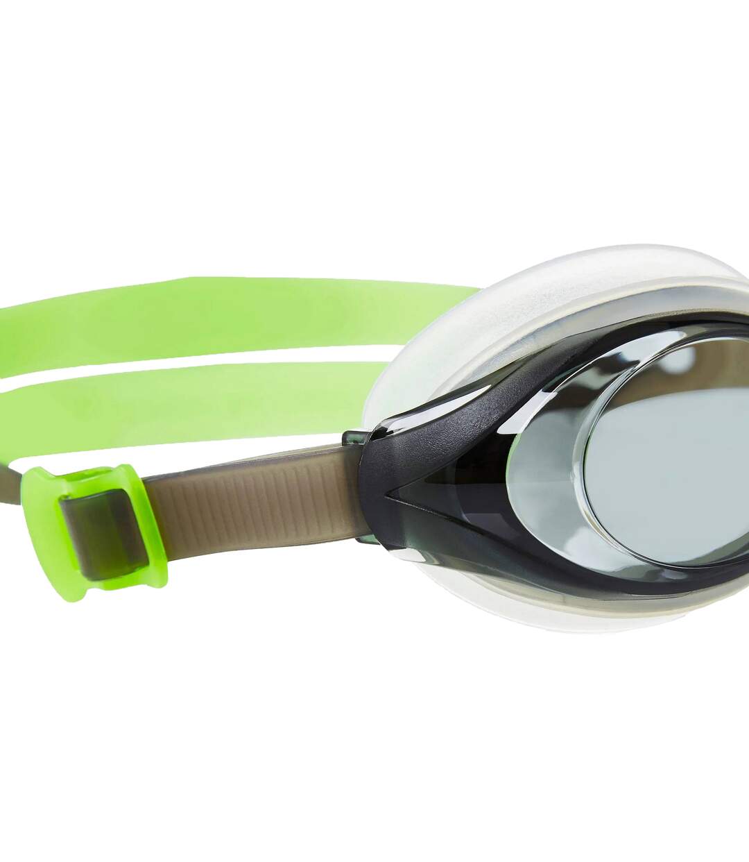 Unisex Adult Bondi Swimming Goggles Black Lime Zoggs-3