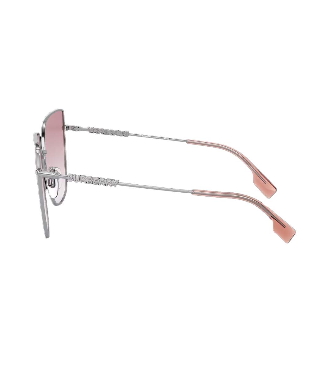 Womens/ladies Alexis Plain Sunglasses One Size Silver Burberry-3