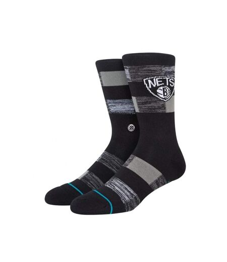 STANCE Chaussettes Homme Coton NETS CRYPTIC Noir Gris NBA