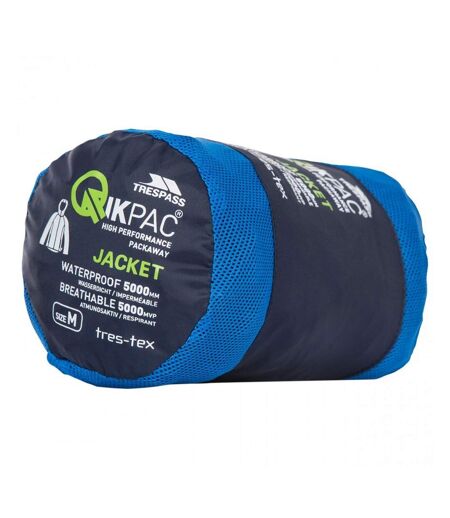 Qikpac X Unisex Packaway Jacket Nasvy Blue Trespass