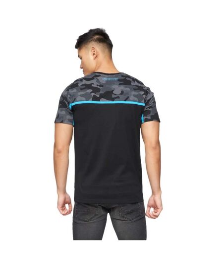 T-shirt brightling homme noir Crosshatch Crosshatch