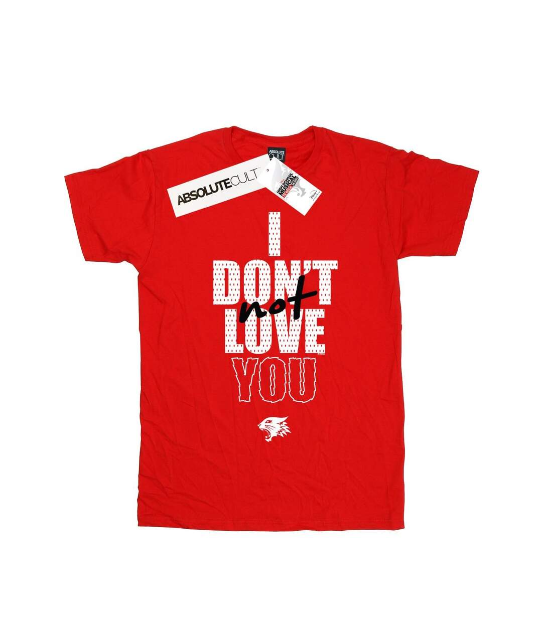 Disney Femmes/Les femmes High School Musical The Musical Not Love You - T-shirt en coton pour petits amis (Rouge) - UTBI28282-1