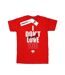 Disney Femmes/Les femmes High School Musical The Musical Not Love You - T-shirt en coton pour petits amis (Rouge) - UTBI28282-1