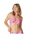 Haut de maillot de bain balconnet rose Fouta-2