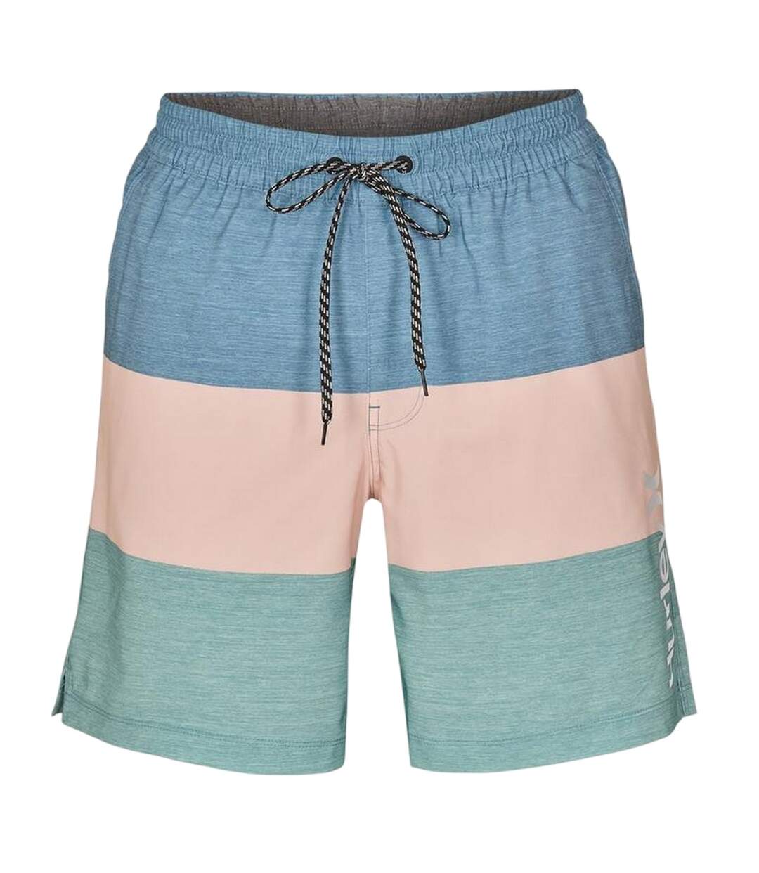 Mens Smu Colour Block Swim Shorts Blue Peach Green Hurley-2