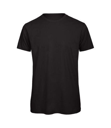 B&C Mens Favourite Organic Cotton Crew T-Shirt (Black) - UTBC3635