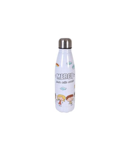 Bouteille Isotherme Merci 50cl Blanc