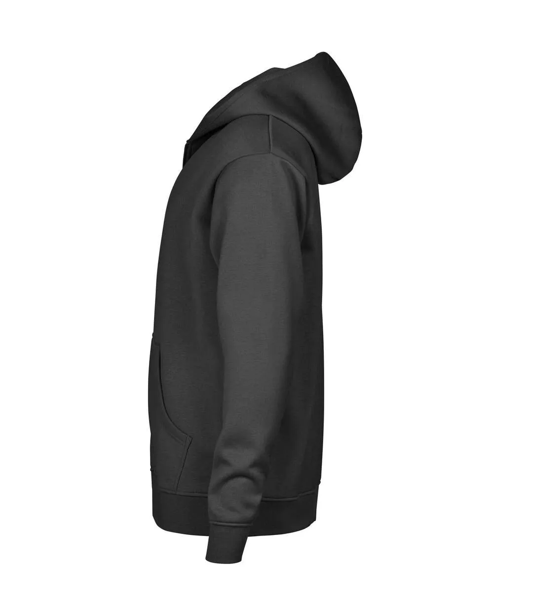 Unisex Adult Urban Hooded Full Zip Hoodie Black Tee Jays-3