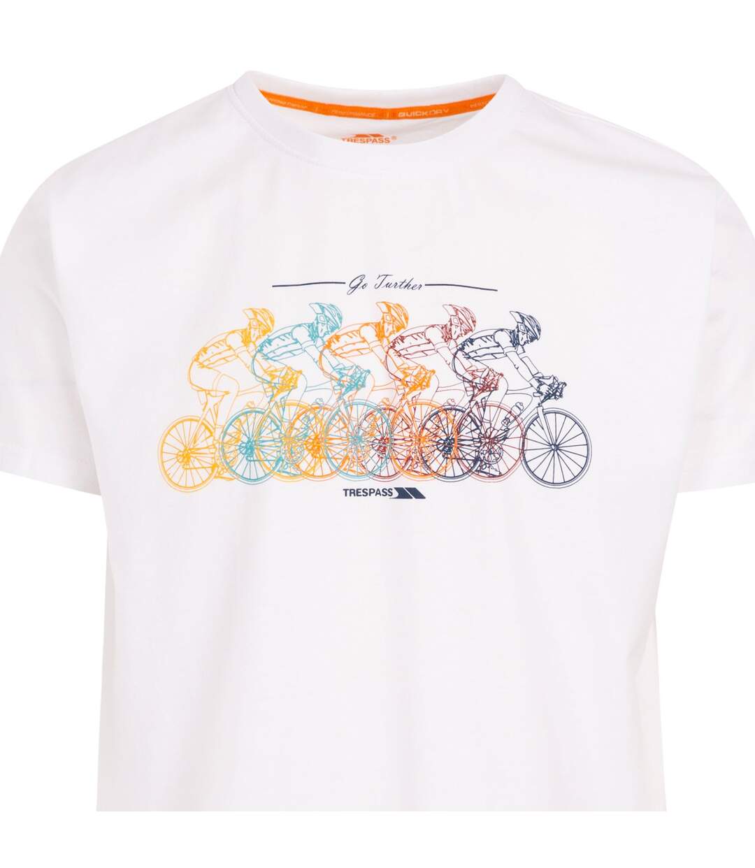 T-shirt Apache Homme Blanc Trespass-3