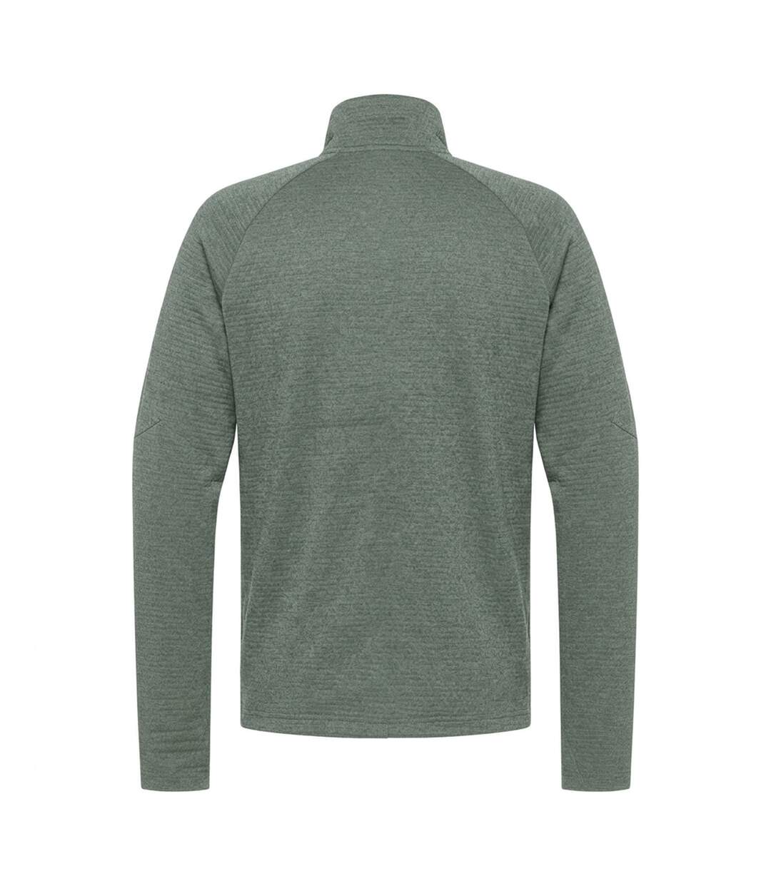 Mens Taiga Full Zip Fleece Jacket Slate Green Jack Wolfskin-2