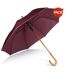 Lot de 2  Parapluie à ouverture automatique unisexe 58,5 cm bordeaux/beige Kimood-1