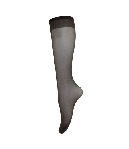 Bas Montant Aux Genoux 3 Paires Femme Orge Noire Joanna Grey