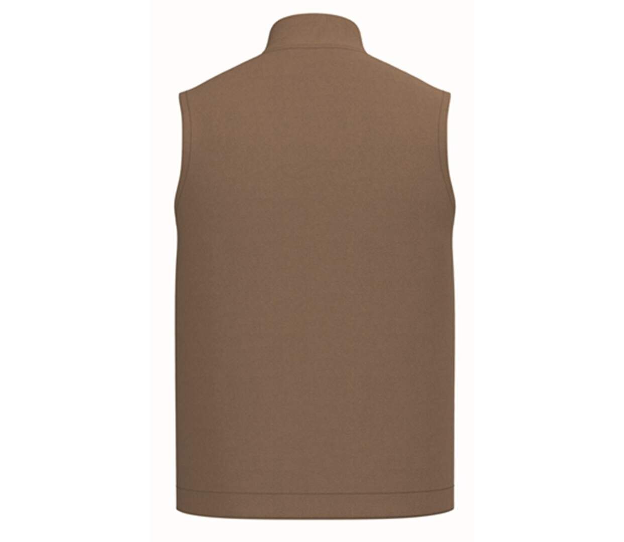 Bodywarmer rembourré à col teddy - Unisexe - PAT623 - beige camel-2