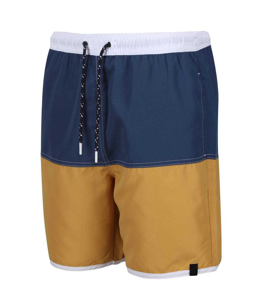 Mens benicio swim shorts dark denim/gold straw Regatta-3