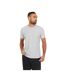 T-shirt Motif/style Rayé Homme Blanc Gris Brave Soul-2