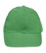 Casquette de baseball buffalo unisexe vert/blanc SOLS-4