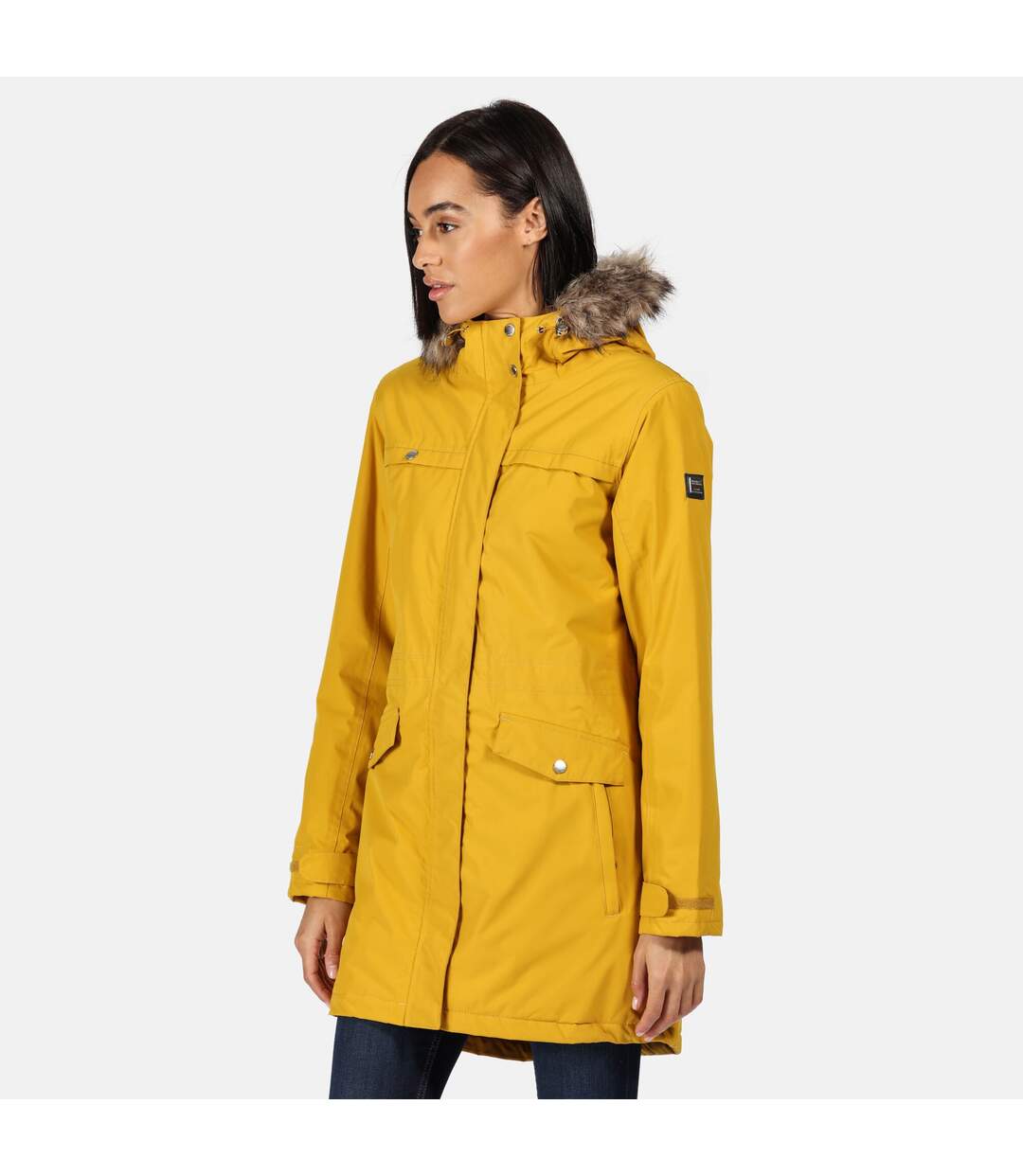 Parka serleena femme jaune foncé Regatta-4