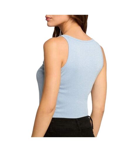 Débardeur bleu femme morgan fil - l