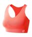 Brassière de sport dont sweat it femme pêche foncée Dare 2B-3