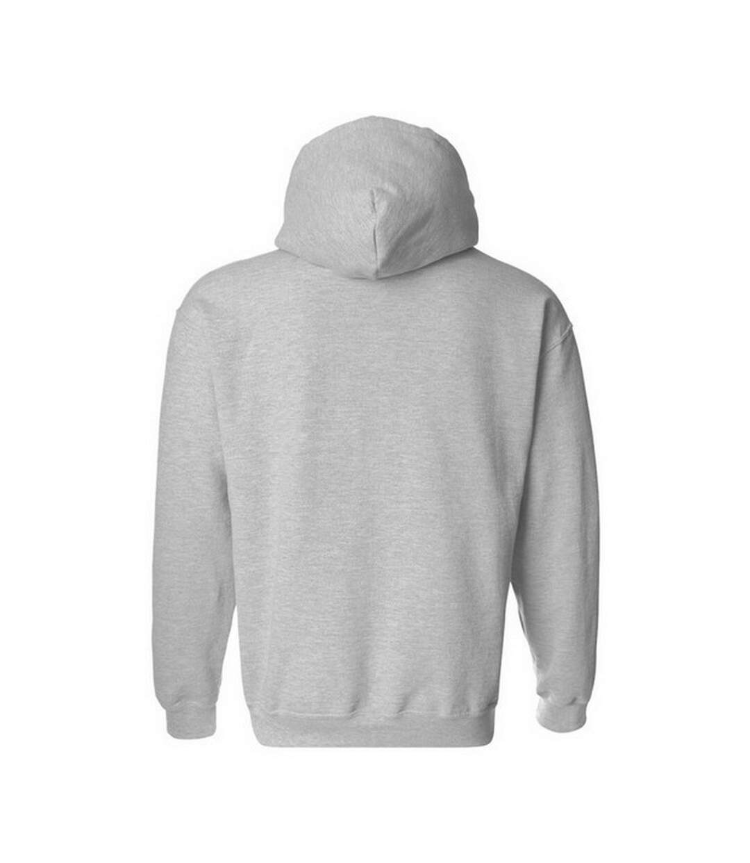 Sweatshirt à capuche unisexe gris argent Gildan