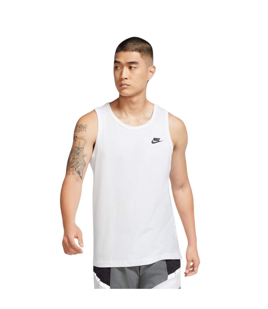 Débardeur Club Homme Blanc Noir Nike-4