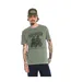 T-shirt homme regular col rond maille piquée et print devant Flesh Vondutch-1