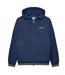 Mens Ss25 Full Zip Hoodie Navy Khaki Lambretta-2