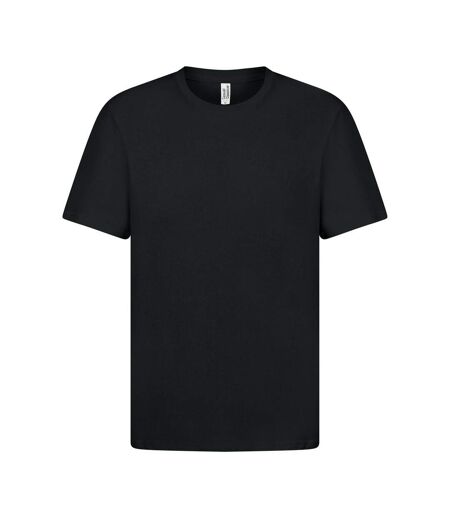 Unisex adult ringspun cotton natural t-shirt black Casual Classics