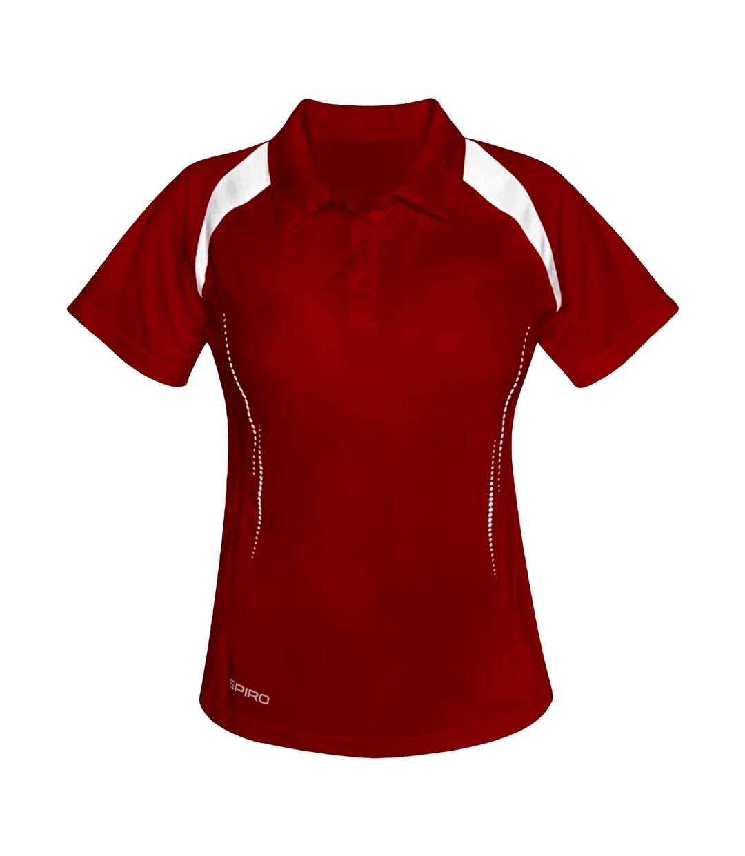 Polo sport femme rouge/blanc Spiro